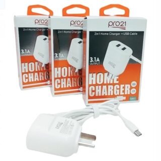 CARGADOR PRO21 CARGA RAPIDA TIPO C 3.1A           10041