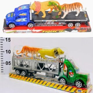 CAMION TRAILER CON TIGRE Y LEON          120-SH