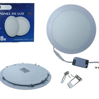 PANEL DE LUZ FRIA REDONDO PARA EMBUTIR 18WTS            18LFR