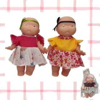 BEBE PEPONA CON VINCHA EN BOLSA DE GOMA        286