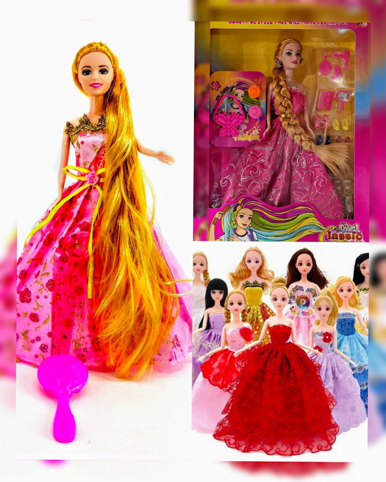 MUÑECA FASHION GIRL CLASSIC C/ ACCESORIOS 510392