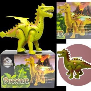 DINODRAGON CAMINA C/LUZ Y SONIDO EN CAJA          801