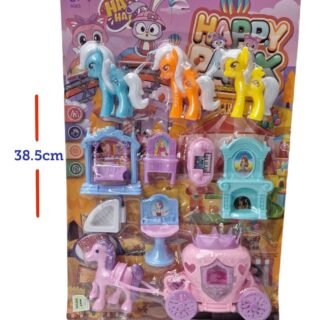 SET DE PONY x 4 C/ACCESORIOS 99031