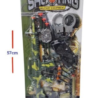 SET EQUIPAMIENTO MILITAR EN BLISTER 99034