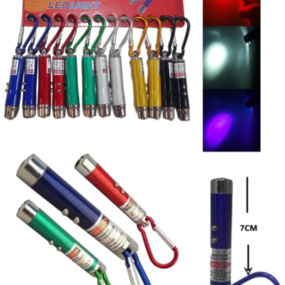 PUNTERO LASER 3 en 1 BLISTER x 12 UNIDADES 99044