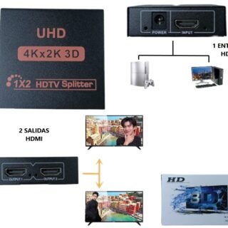 SPLITTER HDMI 1 A 2 4K           ADP-48006