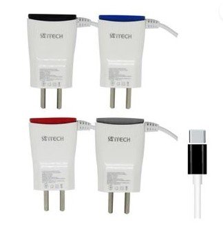 CARGADOR AITECH 2.1A TIPO C CARGA RAPIDA AI-20C