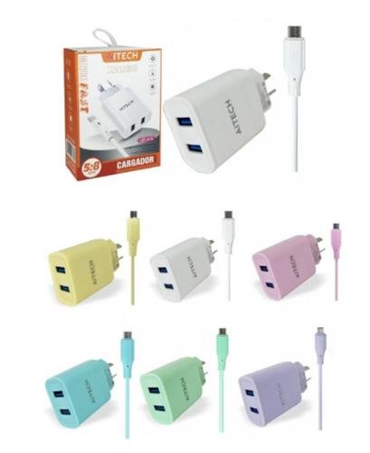 CARGADOR AITECH 5.8A TIPO C CABLE DESMONTABLE AICP120254