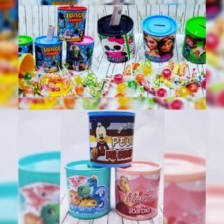 ALCANCIA DE PLASTICO DIFERENTES PERSONAJES          ALCAN-02