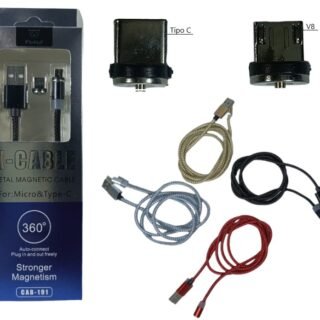 CABLE MAGNETICO 2 EN 1 TIPO C Y V8 CAB-191           AP-21