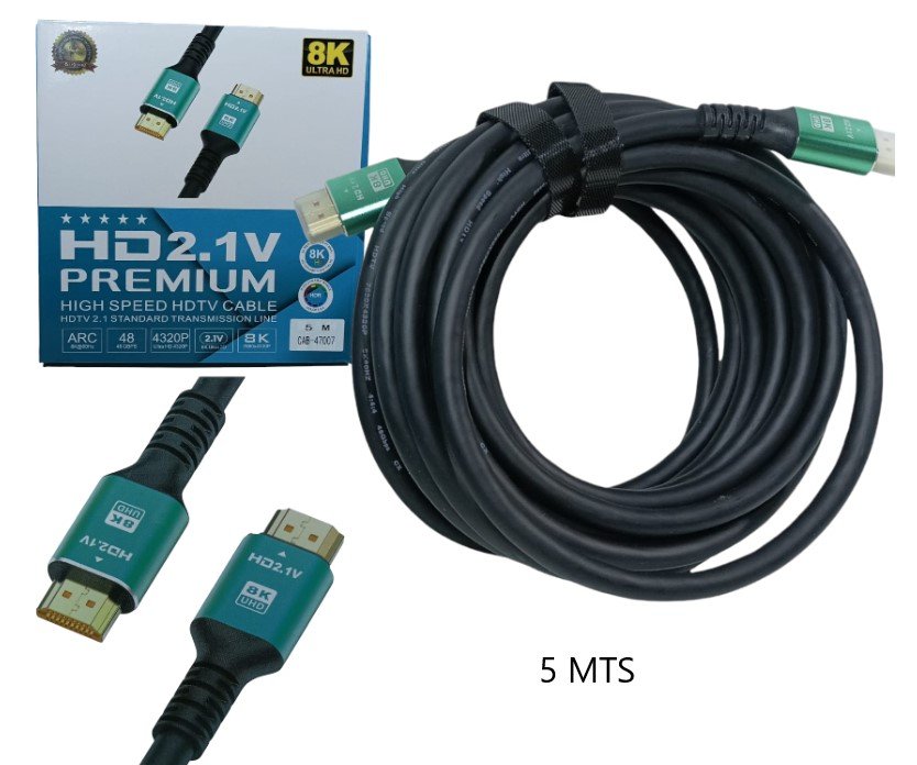 CAB-47021CABLE HDMI REFORZADO 8K 2.1V 5M CAB-47007