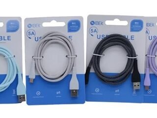 CABLE IBEK 5A IPHONE CARGA RAPIDA MALLADO            CB-2402