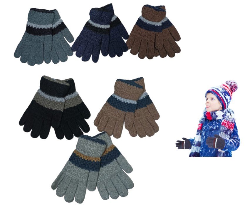 GUANTE INVIERNO INFANTIL PACK X 12 CG-9637A