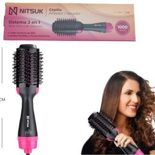 CEPILLO SECADOR ALISADOR 3 N 1 CABLE GIRATORIO           CPO-1