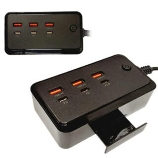ESTACION DE CARGA 35W USB+ TIPO C           CY-PC02