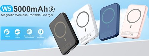 CARGADOR POWERBANK 5000 mAh C/INALAMBICA 22.5W EZ-S75