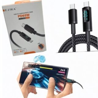 CABLE EZRA C/ PANTALLA DE CARGA PD65W TIPOC TIPOC           EZ-W111