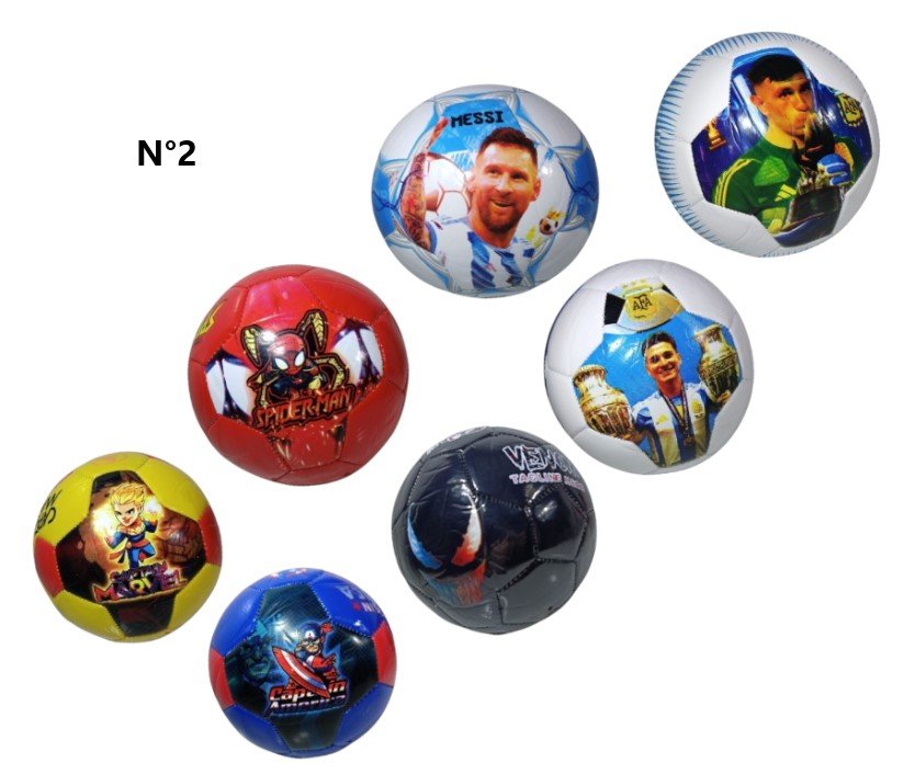PELOTA N°2 PERSONAJES MARVEL F-550A