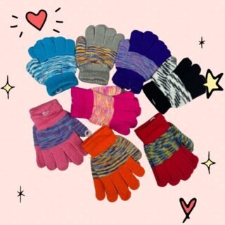 GUANTES INFANTIL COLORES PACK X 12 8213