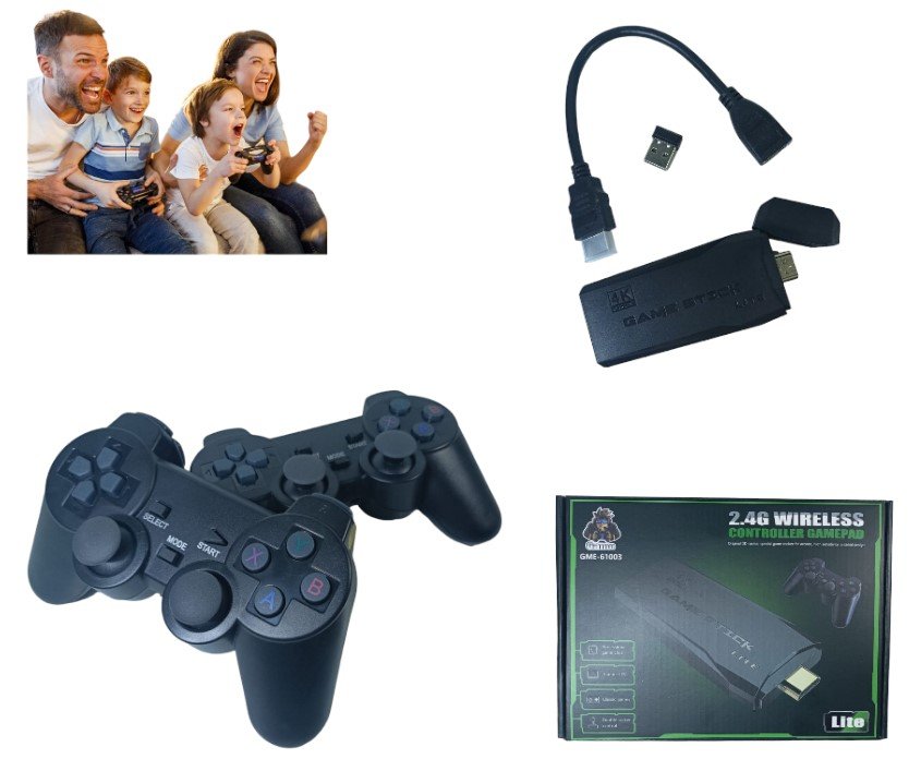 JOY-61016 CONSOLA VIDEO JUEGO STICK 64GB JOY-61014 GME-61003