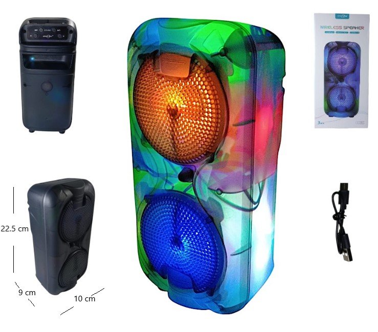 PARLANTE 3PLG BLUETOOHT/FM/MP3 GTS-2083