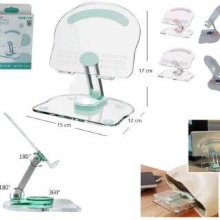 HOLDER PARA CELU O TABLET ACRILICO 360° F-D06