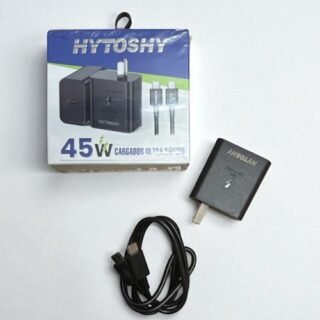 CARGADOR HYTOSHY 45W CARGA ULTRA RAPIDA PD TIPO C HY-55W