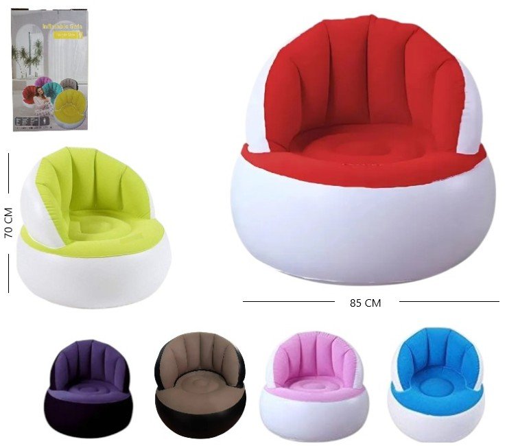 SOFA SILLON PUFF ALMEJA INFLABLE ISF-160912