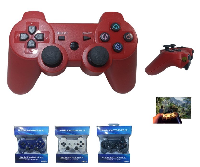 JOYSTICK DE PS3 COLORES Y NEGRO 6228 JOY-61007