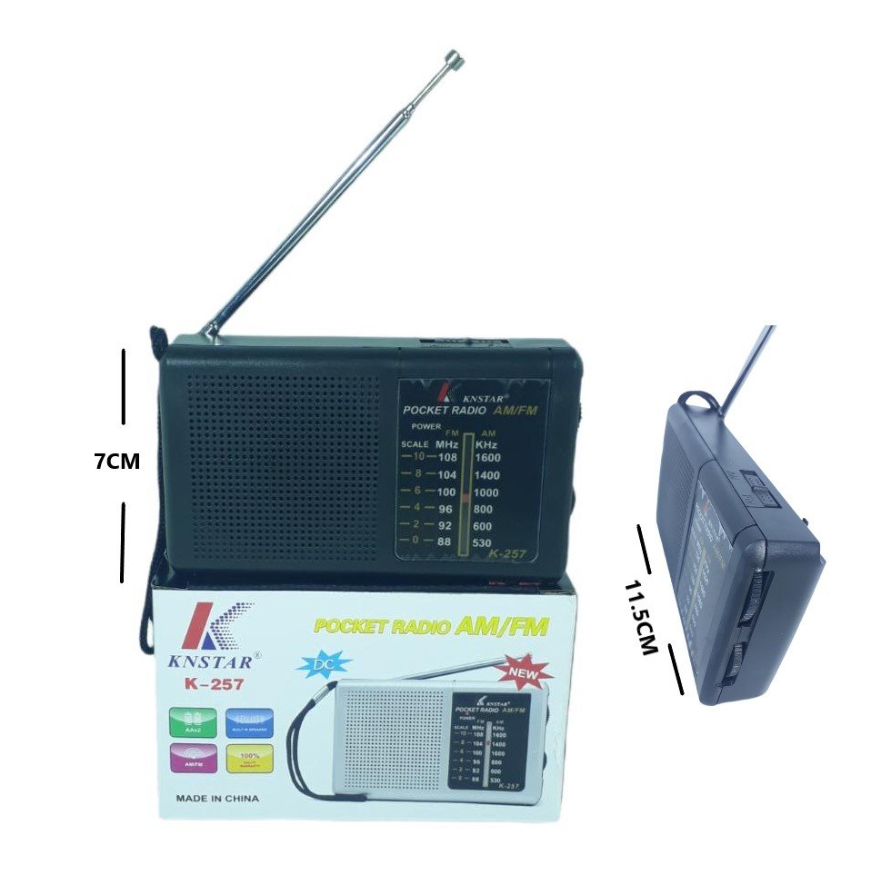 RADIO KNSTAR 2 BANDAS AM- FM K265