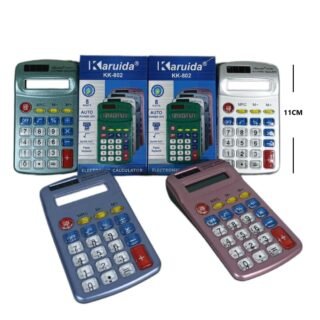CALCULADORA CHICA COLORES 8 DIGITOS        KK-802