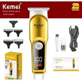 CORTAPELO INALAMBRICO KEMEI C/ VISOR CARGA KM-287