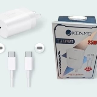 CARGADOR KOSMO 25W PD TIPO C A TIPO C               KOS-25WTC
