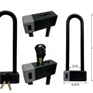 LINGA PARA MOTO TRABA TIPO U CON LLAVE KS-237