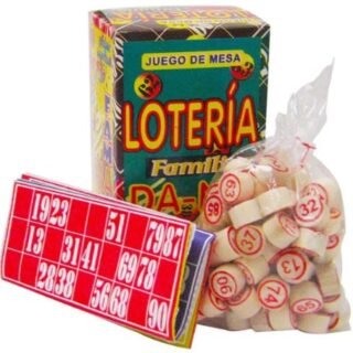 LOTERIA FAMILIAR 48 CARTONES EN CAJA LOT-48C