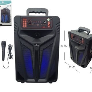 PARLANTE 8PLG BT/ USB / MICROFONO          LP-803