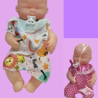 BEBE DE GOMA DORMILON Y CHUPETE 26CM            M109