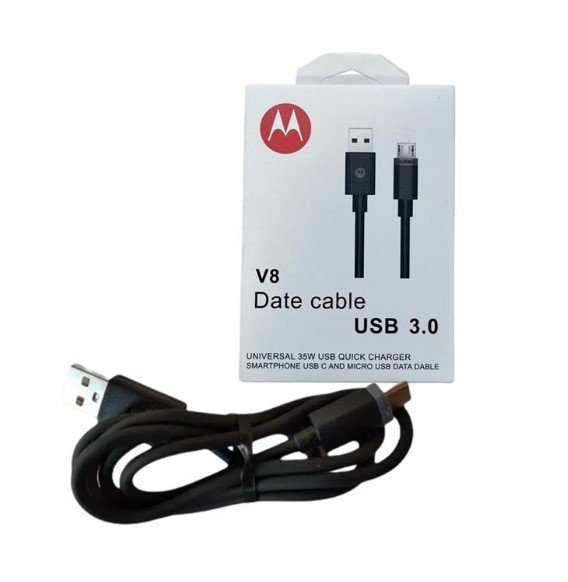CABLE MOTOROLA EN CAJA MICRO USB - V8 MT-624