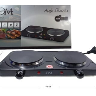 ANAFE ELECTRICO OM 2 HORNALLAS 2000W           OM-5107