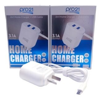 CARGADOR PRO21 3.1A V8 MICRO USB P-31/99001
