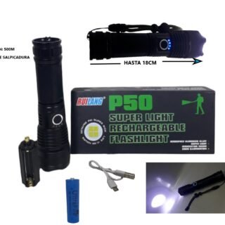 LINTERNA RUILANG RECARGABLE 1000 LUMEN ZOOM 4071 P50