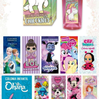 PERFUME d/TOCADOR PARA NIÑAS DE PERSONAJES 120cc PERF-NIÑA