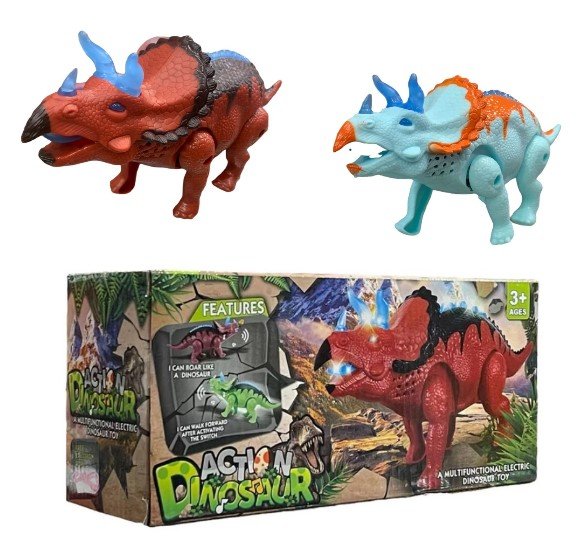 DINOSAURIO A PILAS CON LUCES Y SONIDO R-9932A