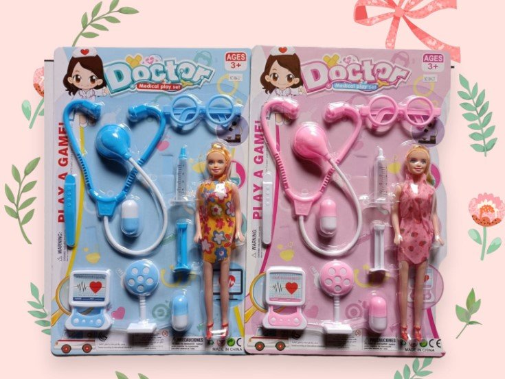 SET DOCTORA EN BLISTER CON MUÑECA R899-27