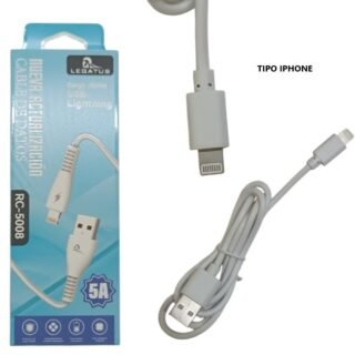 CABLE DE DATOS IPHONE LEGATUS 5A 8312 RC-5008