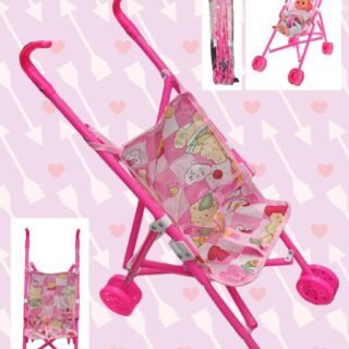 COCHE PARAGUA PARA MUNECA COLORES RJ-03065/AC8971