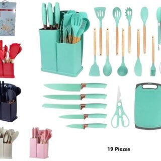 KIT DE UTENSILIOS DE COCINA 19PCS               S-1161-01