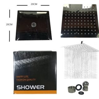 DUCHA CUADRADA 1 UND 20CM X 20CM JK-297S S20B