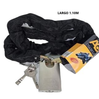 CADENA LINGA CON CANDADO PARA MOTO /BICI K24019          SG1055