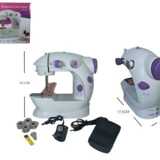 MAQUINA DE COSER A220V Y PILA INCLUYE FUENTE SO124          SM-202A